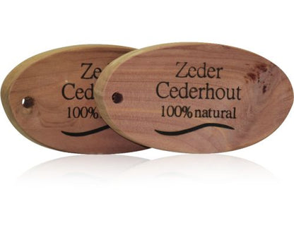 Beautylin Cederhout ovaal 100% natuurlijk 3.00 Stuks