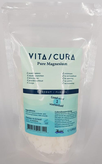 Vitacura Magnesium voetbadzout 150.00 Gram