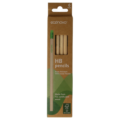 Econovo Potloden FSC met gum 6.00 Stuks